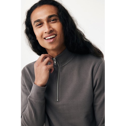 IQONIQ Elgon Sudadera Media Cremallera Algodón Reciclado