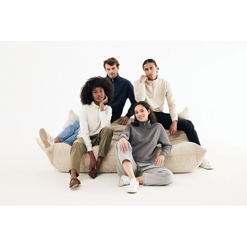 IQONIQ Elgon Sudadera Media Cremallera Algodón Reciclado