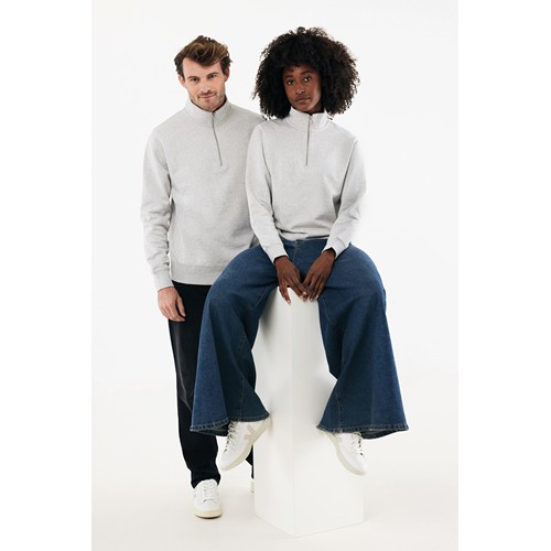 IQONIQ Elgon Sudadera Media Cremallera Algodón Reciclado