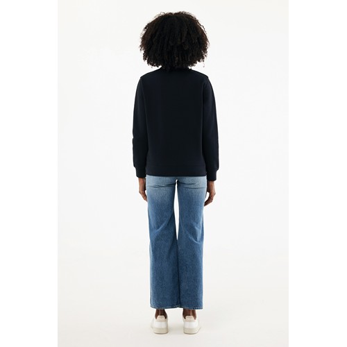 Sweater IQONIQ à col montant zippé en coton recyclé Elgon - 13