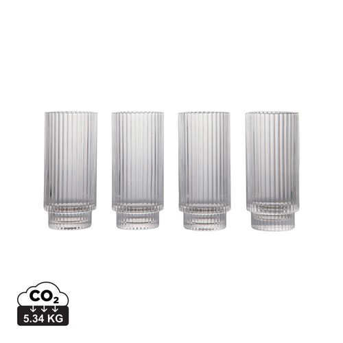 VASO ALTO VINGA YORK, JUEGO DE 4 PIEZAS