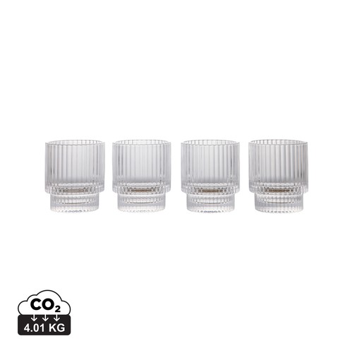 VASO VINGA YORK, JUEGO DE 4 PIEZAS