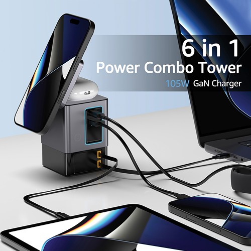 Chargeur 105W avec câbles Urban Vitamin Sacramento - 5