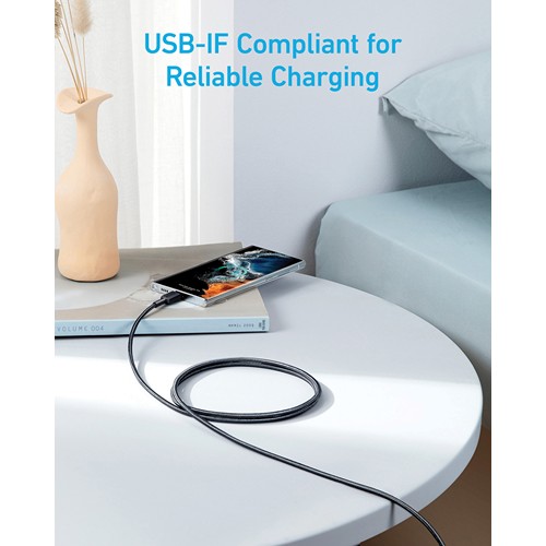 Câble Anker USB-C vers USB-C, 1,8 mètre, 60 W - 7