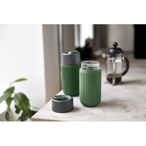 Vaso de vidrio Black+Blum de 340 ml