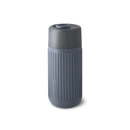 gray Vaso de vidrio Black+Blum de 340 ml