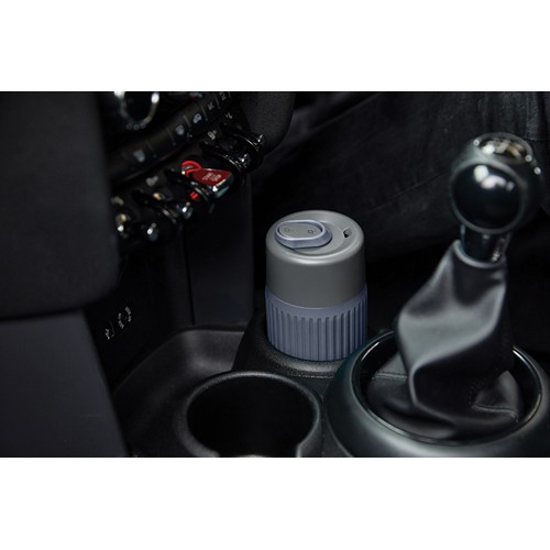 gray Vaso de vidrio Black+Blum de 340 ml