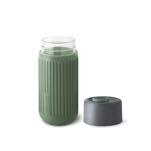 oliva Vaso de vidrio Black+Blum de 340 ml