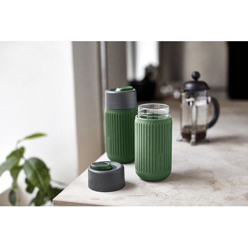oliva Vaso de vidrio Black+Blum de 340 ml