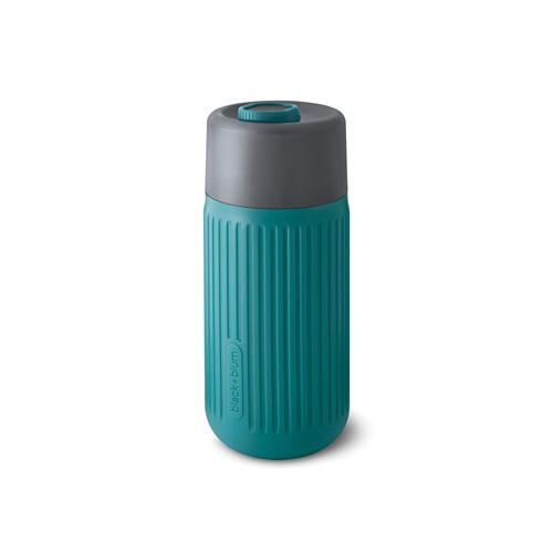 turquesa Vaso de vidrio Black+Blum de 340 ml