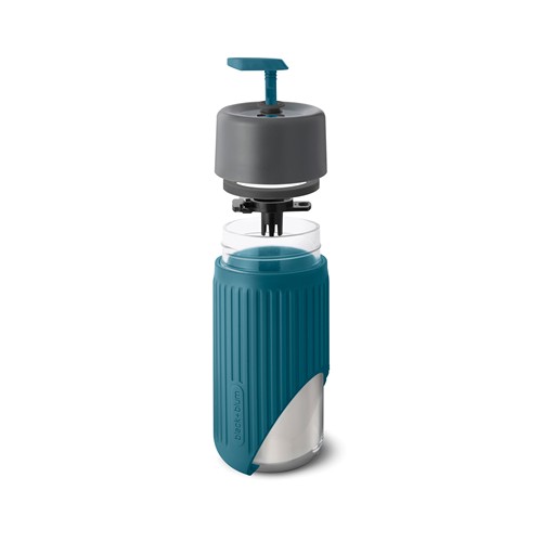 turquesa Vaso de vidrio Black+Blum de 340 ml