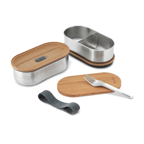 Boîte à bento double en acier inoxydable Black+Blum - 6