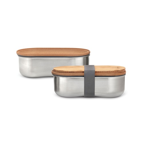 Boîte à bento double en acier inoxydable Black+Blum - 9