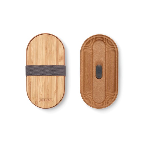 Caja Bento Doble de acero inoxidable Black+Blum