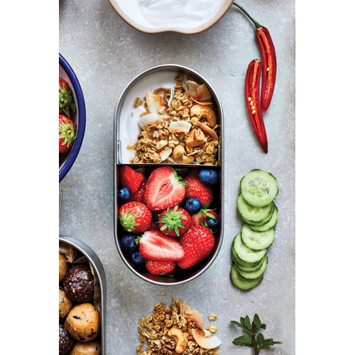 Caja Bento Doble de acero inoxidable Black+Blum