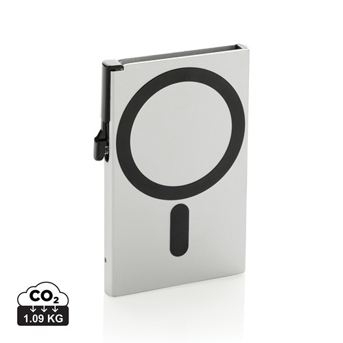 Porte-cartes magnétique pour téléphone en aluminium