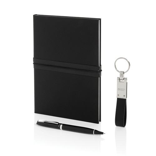 black Set de regalo business Swiss Peak con certificación RCS