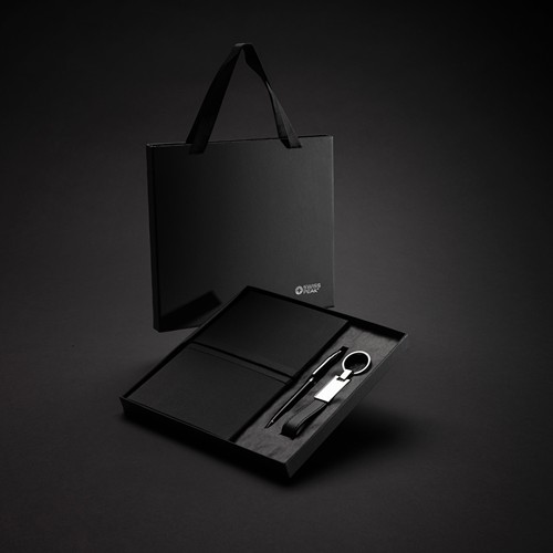 black Set de regalo business Swiss Peak con certificación RCS