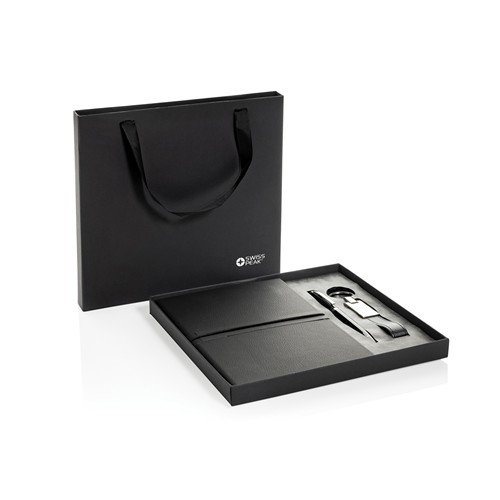 black Set de regalo business Swiss Peak con certificación RCS