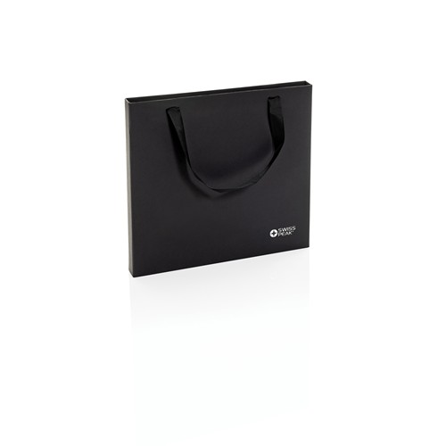 black Set de regalo business Swiss Peak con certificación RCS