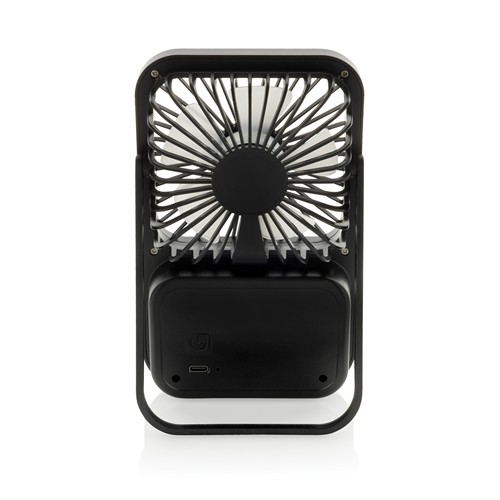 Ventilateur de bureau en plastique recyclé RCS Aervina - 4