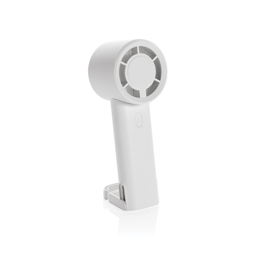 white Ventilador portátil recargable Twist RCS plástico reciclado