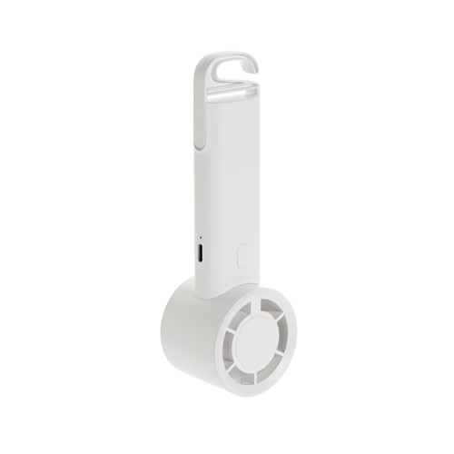 white Ventilador portátil recargable Twist RCS plástico reciclado