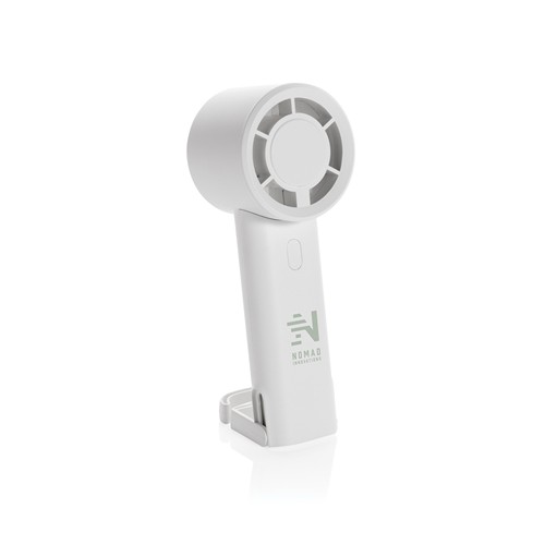 white Ventilador portátil recargable Twist RCS plástico reciclado