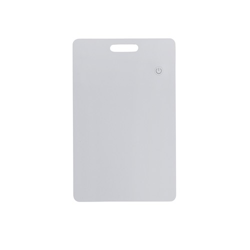 white Tarjeta finder ultrafina plástico RCS recargable Findit Dual