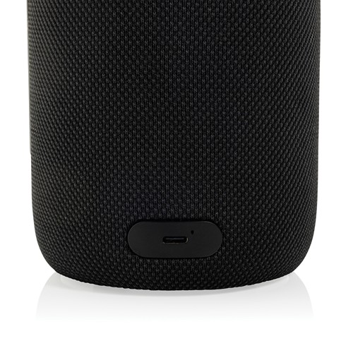 black Lámpara altavoz plástico reciclado Lux RCS 10W