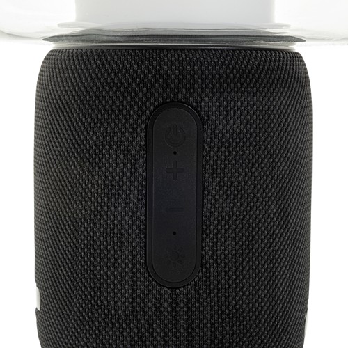 black Lámpara altavoz plástico reciclado Lux RCS 10W