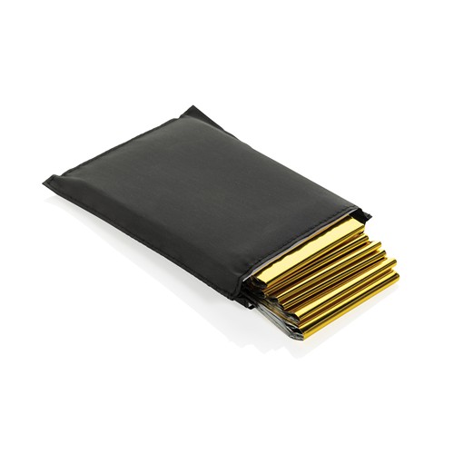 Couverture de secours dans une pochette en rPET RCS Solra - 2