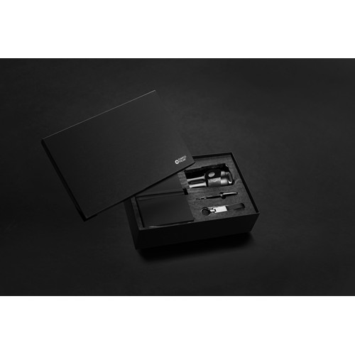 Set de regalo business con vaso y certificación RCS