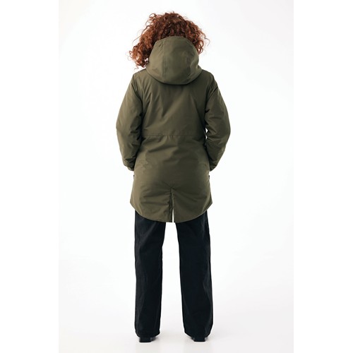 kaki IQONIQ Thelon chaqueta poliéster reciclado