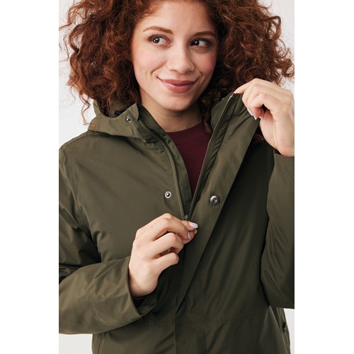 kaki IQONIQ Thelon chaqueta poliéster reciclado