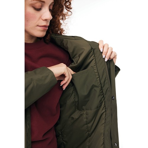 kaki IQONIQ Thelon chaqueta poliéster reciclado