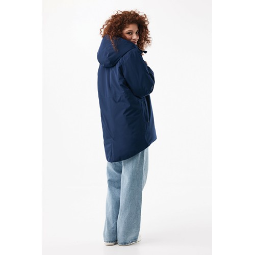 azul marino IQONIQ Thelon chaqueta poliéster reciclado