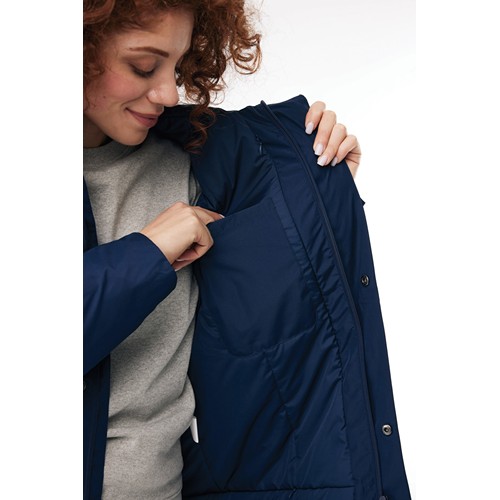 azul marino IQONIQ Thelon chaqueta poliéster reciclado
