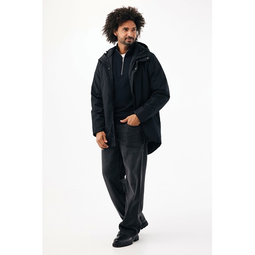 black IQONIQ Thelon chaqueta poliéster reciclado