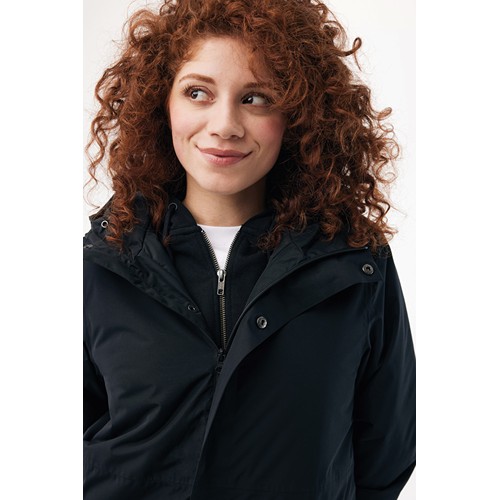 black IQONIQ Thelon chaqueta poliéster reciclado