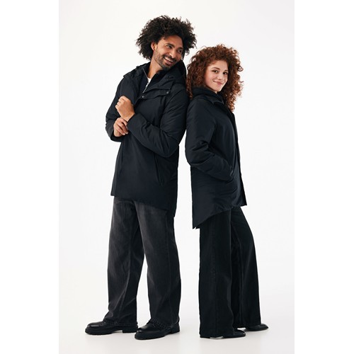 black IQONIQ Thelon chaqueta poliéster reciclado