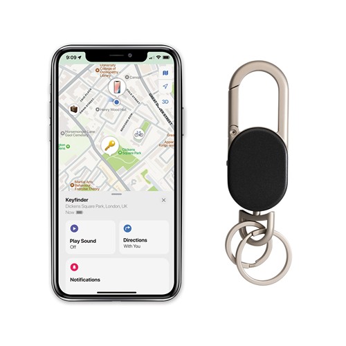 Llavero Keyfinder Dual con localización en todo el mundo