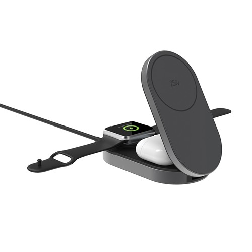 Chargeur 25W sans fil et pliable 3-en-1 Quantum - 4