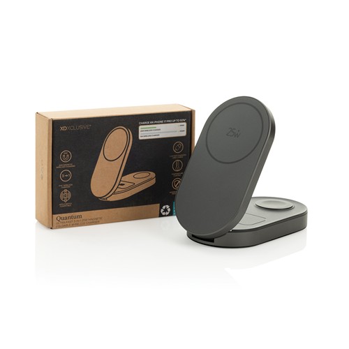 Chargeur 25W sans fil et pliable 3-en-1 Quantum - 3