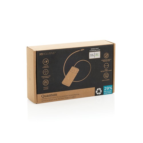 Powerbank Quantum RCS ultrarrápida PD45W de 10.000 mAh