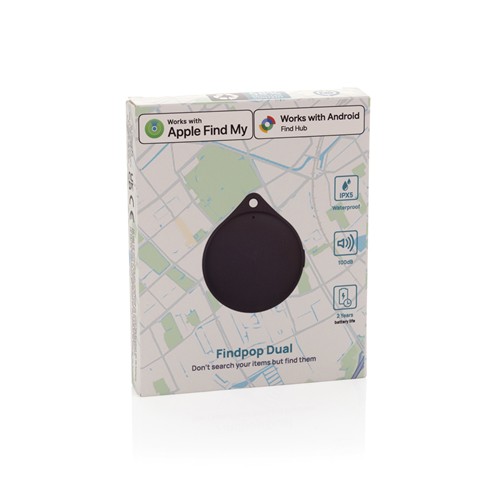 Géolocaliseur en plastique recyclé RCS IPX5 Findpop Dual - 4