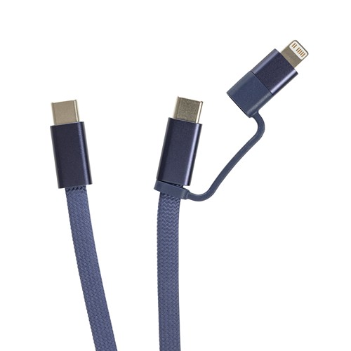blue Cable magnético Arc 60W ultrafino 2 en 1 reciclado RCS