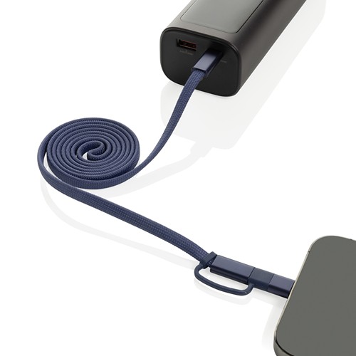 blue Cable magnético Arc 60W ultrafino 2 en 1 reciclado RCS