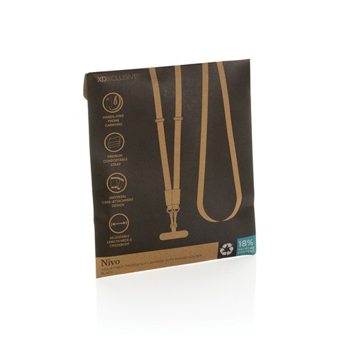 Cordón bandolera de PET reciclado Nivo RCS