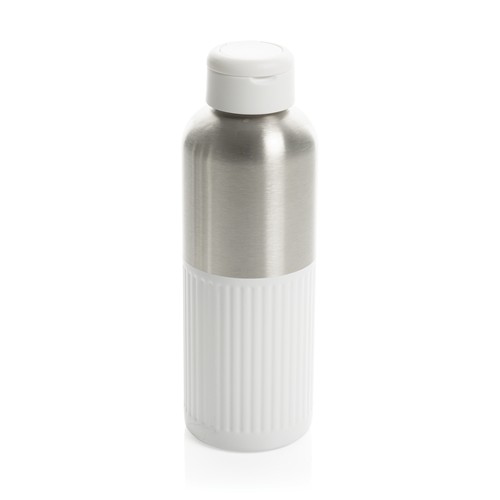 white Botella de agua antigoteo Ripple RCS R-steel con asa 750 ml